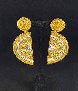 available at m. lynne designs Lemon Slice Earring