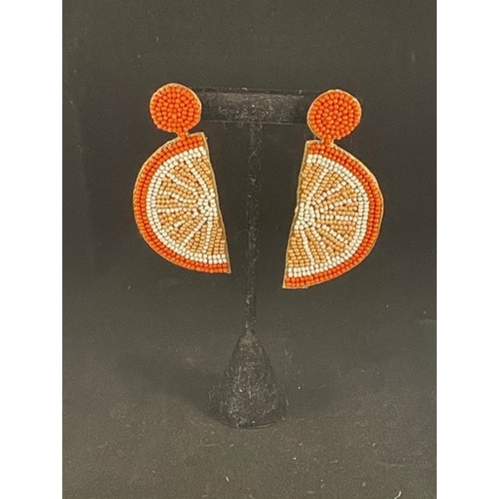 m. lynne designs orange slice earring