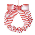 m. lynne designs peppermint wreath