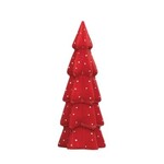 m. lynne designs large red tree with white polka dots