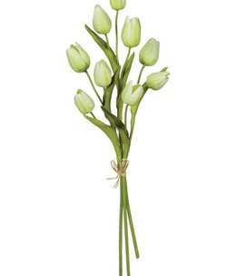 available at m. lynne designs White Tulip Bundle, 15.5"