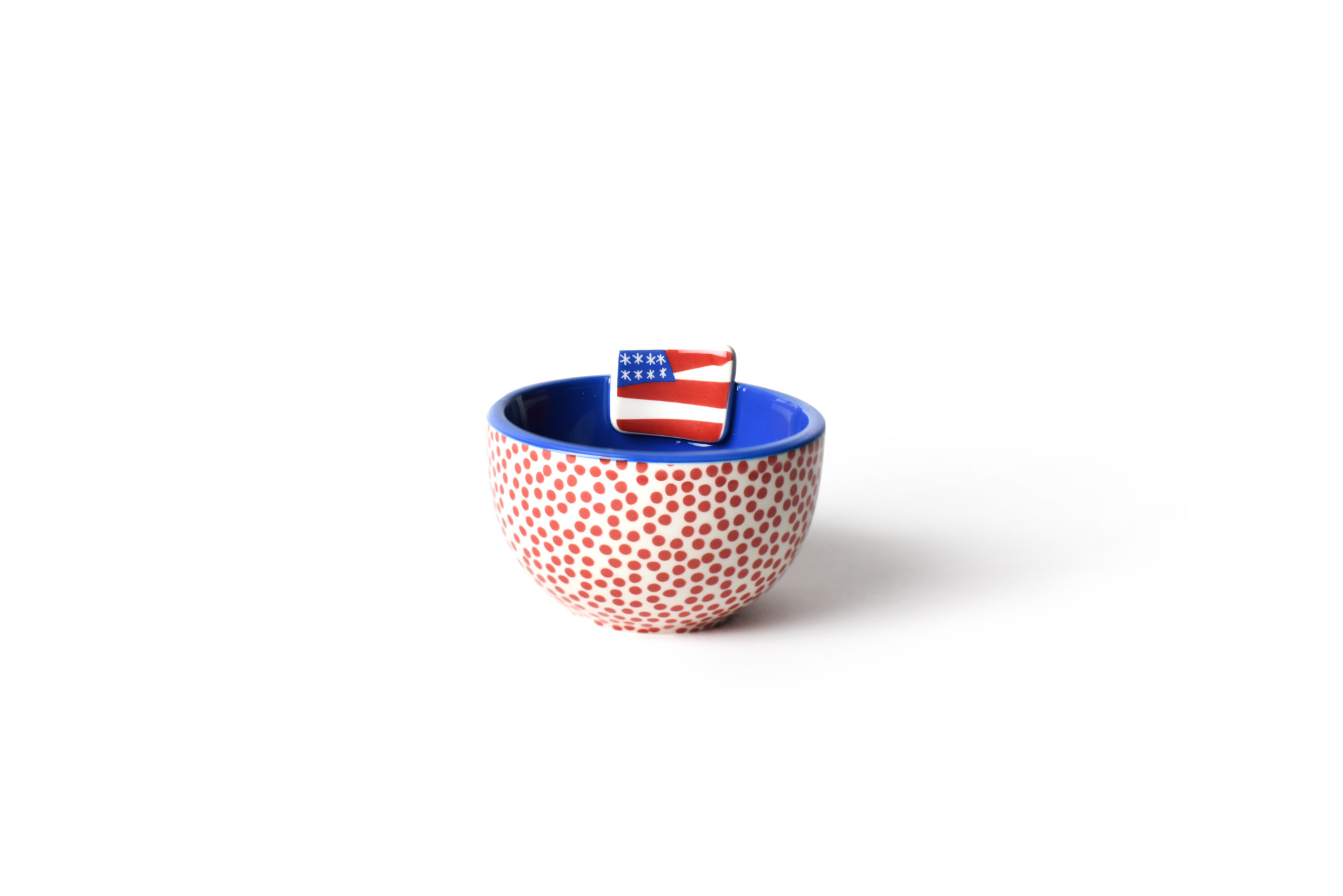 happy everything Flag Embellishment Bowl