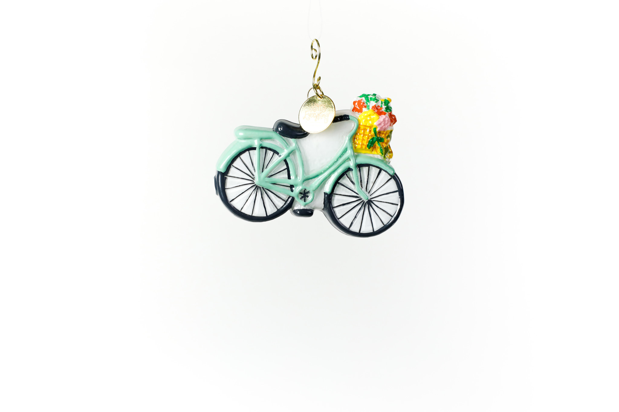 happy everything Bicycle Shaped Ornament