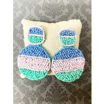 m. lynne designs beaded round earring