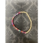 m. lynne designs wooden bracelet with colorful slices