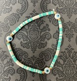 available at m. lynne designs Greek Eye Bracelet