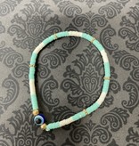 available at m. lynne designs Greek Eye Bracelet