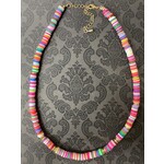 m. lynne designs multi disc necklace with gold accents