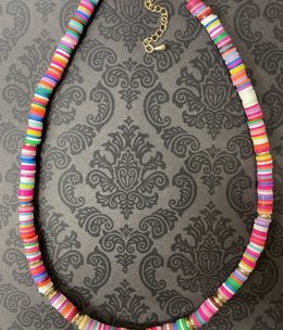 available at m. lynne designs Multi Disc Necklace with Gold