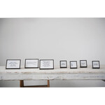 m. lynne designs metal frame with quote