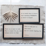 m. lynne designs large framed quote