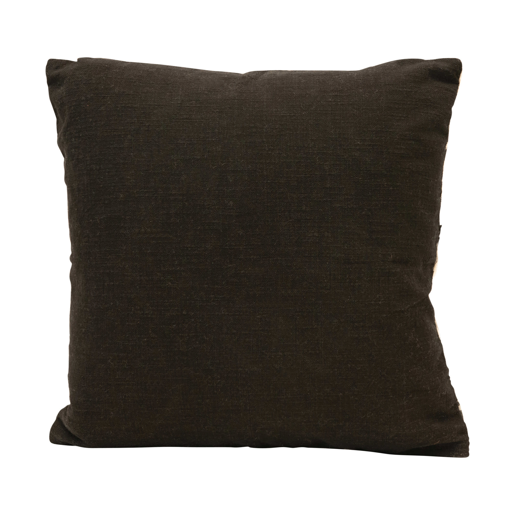 available at m. lynne designs Black Pom Scallop Pillow