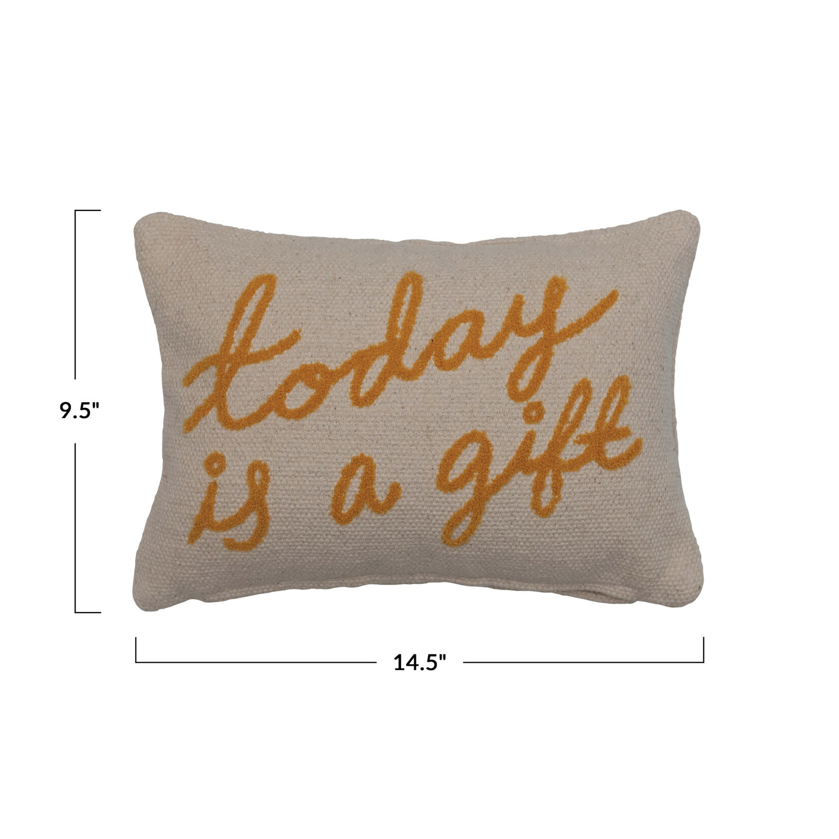 m. lynne designs today is a gift pillow