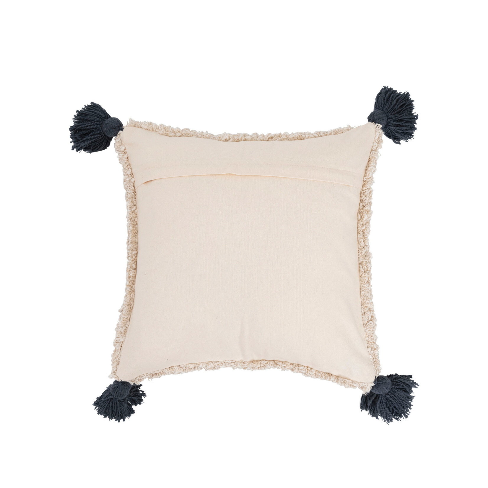 m. lynne designs bees and tassels hook pillow