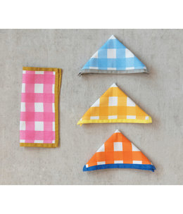 available at m. lynne designs Multicolor Gingham Napkins, Set of Four