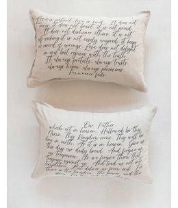 available at m. lynne designs Love is...Pillow