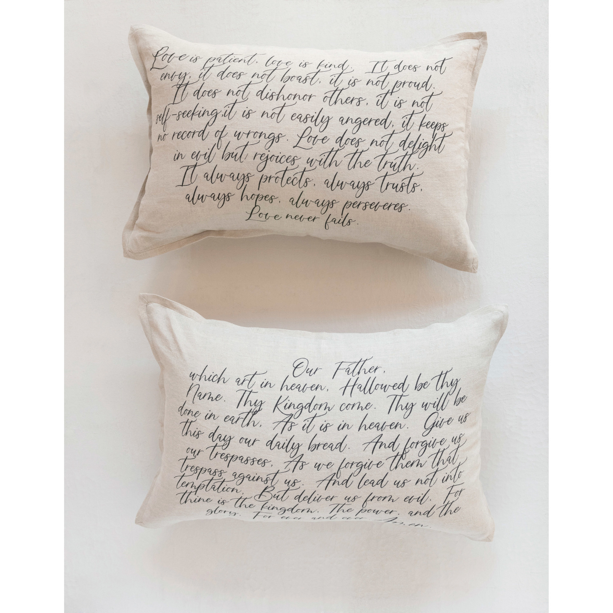 available at m. lynne designs Love is...Pillow
