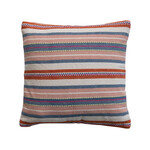 m. lynne designs woven cotton pillow with stripes