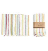 available at m. lynne designs Woven Cotton Stripes Napkins