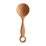 m. lynne designs hand carved doussie wood spoon