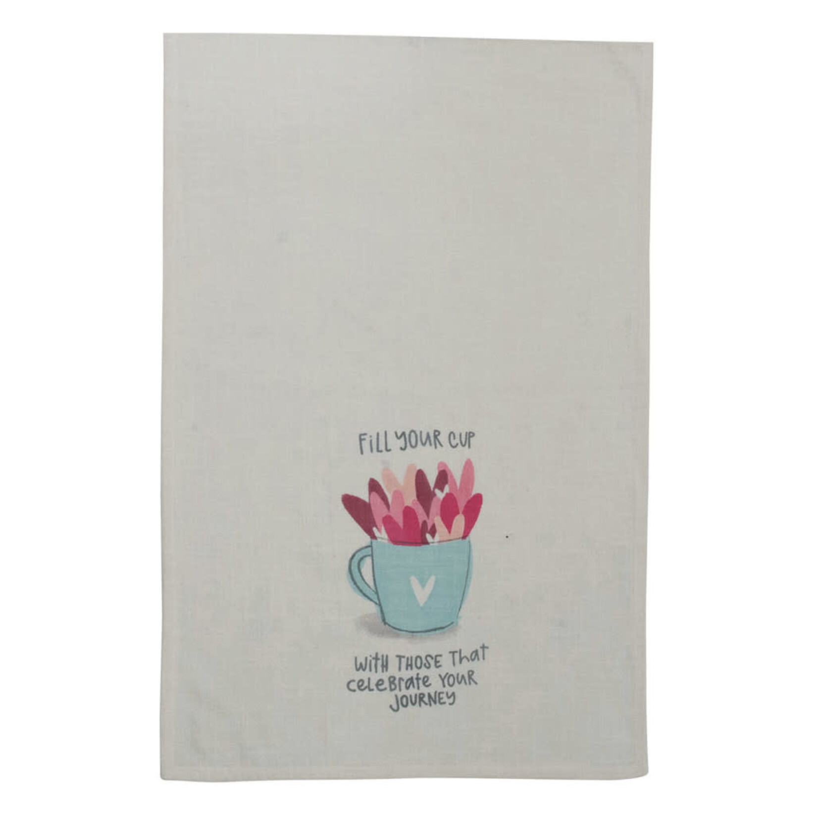 m. lynne designs cotton slub tea towel