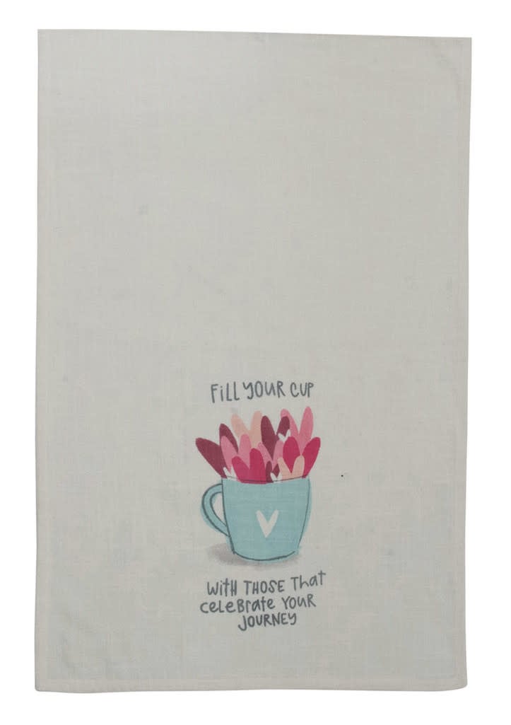 available at m. lynne designs Cotton Slub Tea Towel