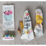 m. lynne designs cotton slub tea towel
