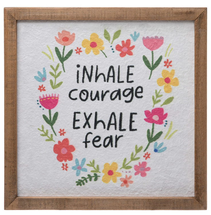 available at m. lynne designs Colorful Framed Quote