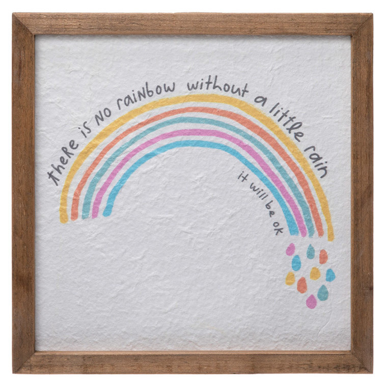 available at m. lynne designs Colorful Framed Quote