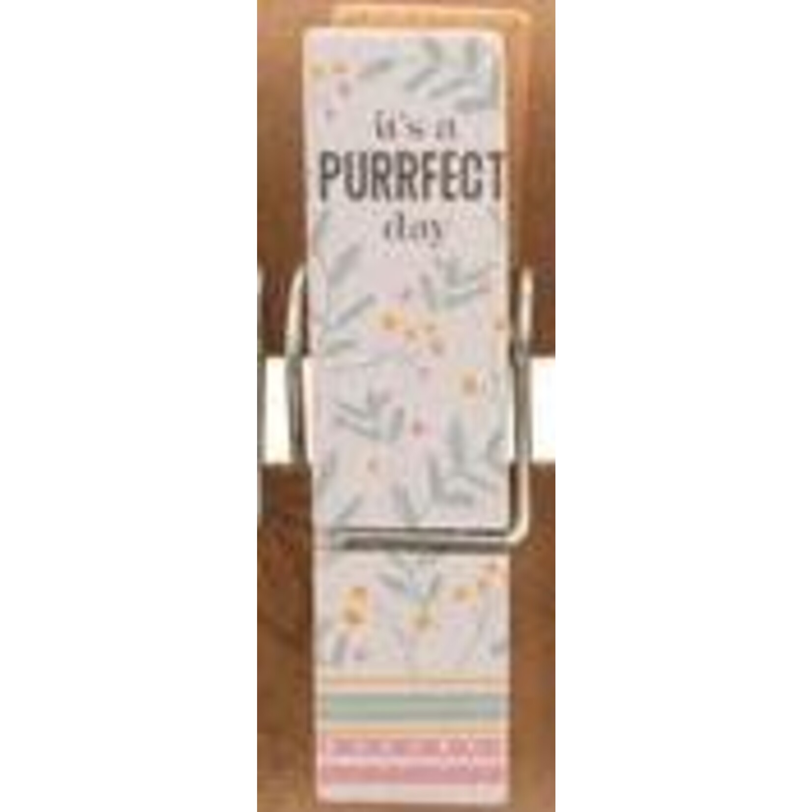 m. lynne designs pastel cat chip clip