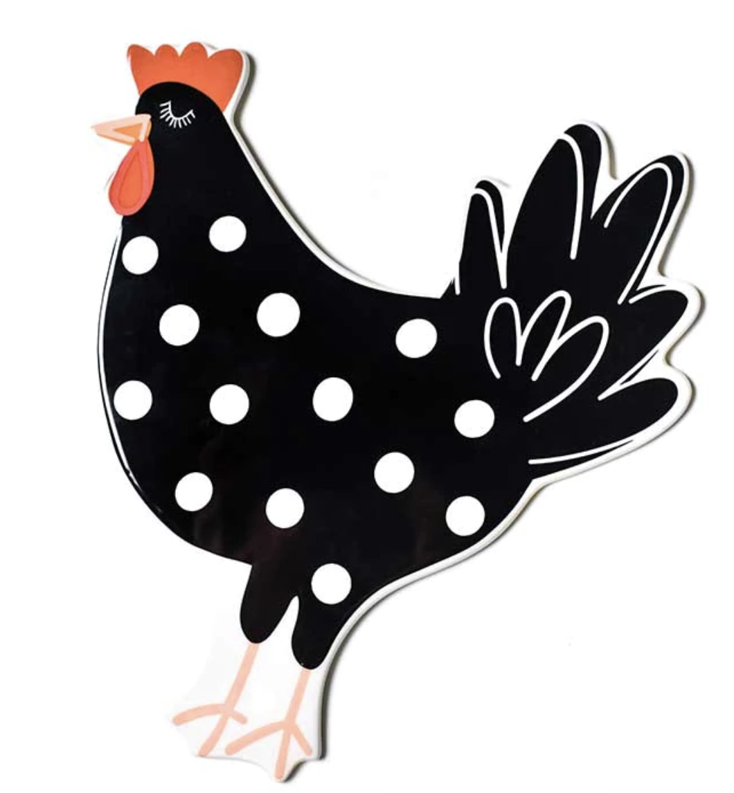 magnets clipart black and white hen