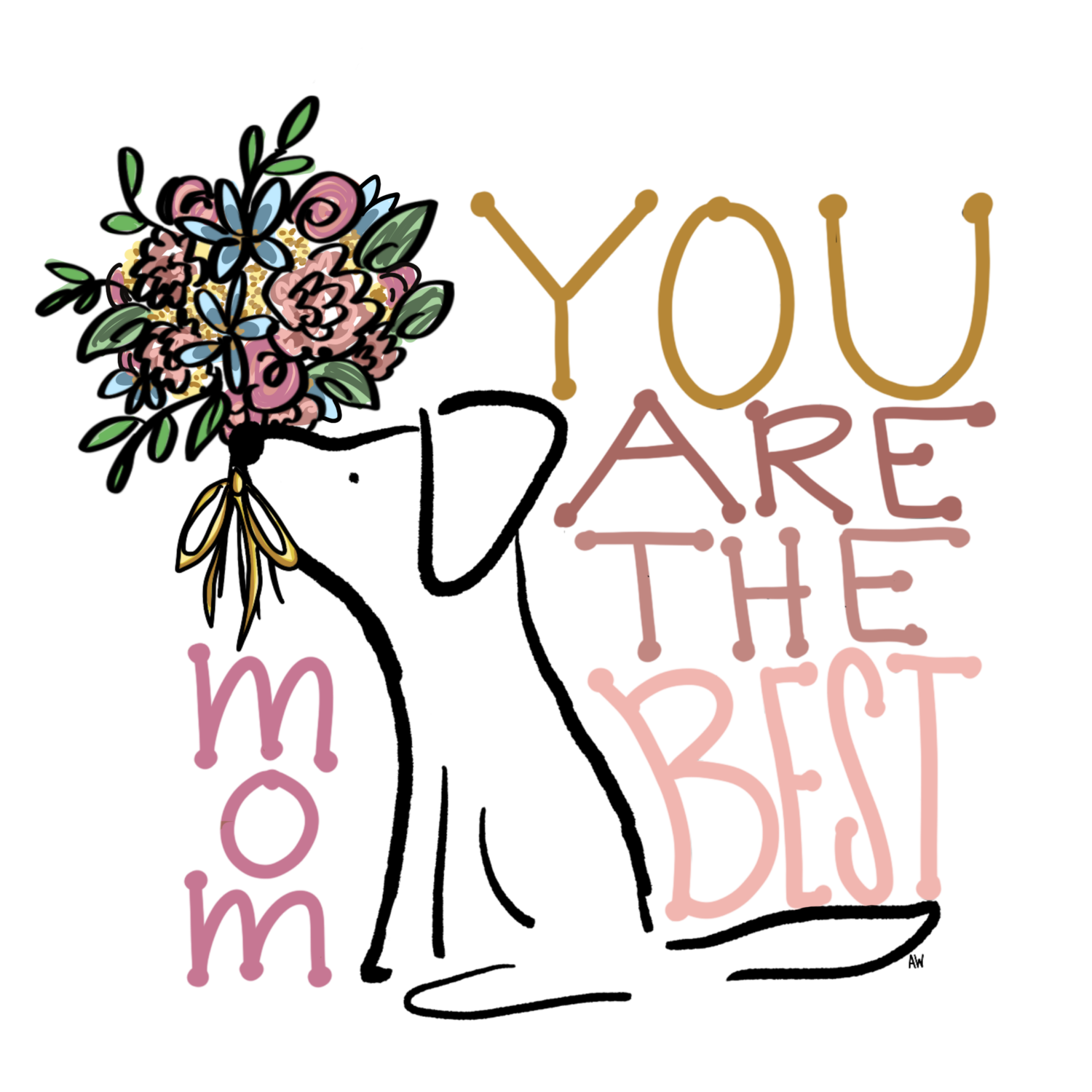 You are the Best Mom Card