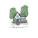 m. lynne designs home dog tea towel