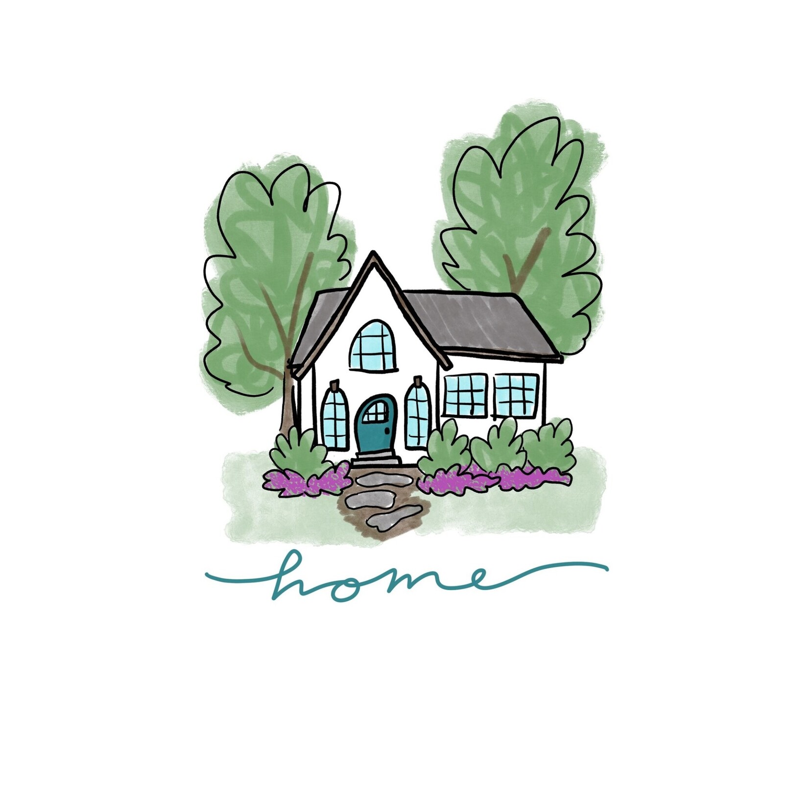 m. lynne designs home dog tea towel