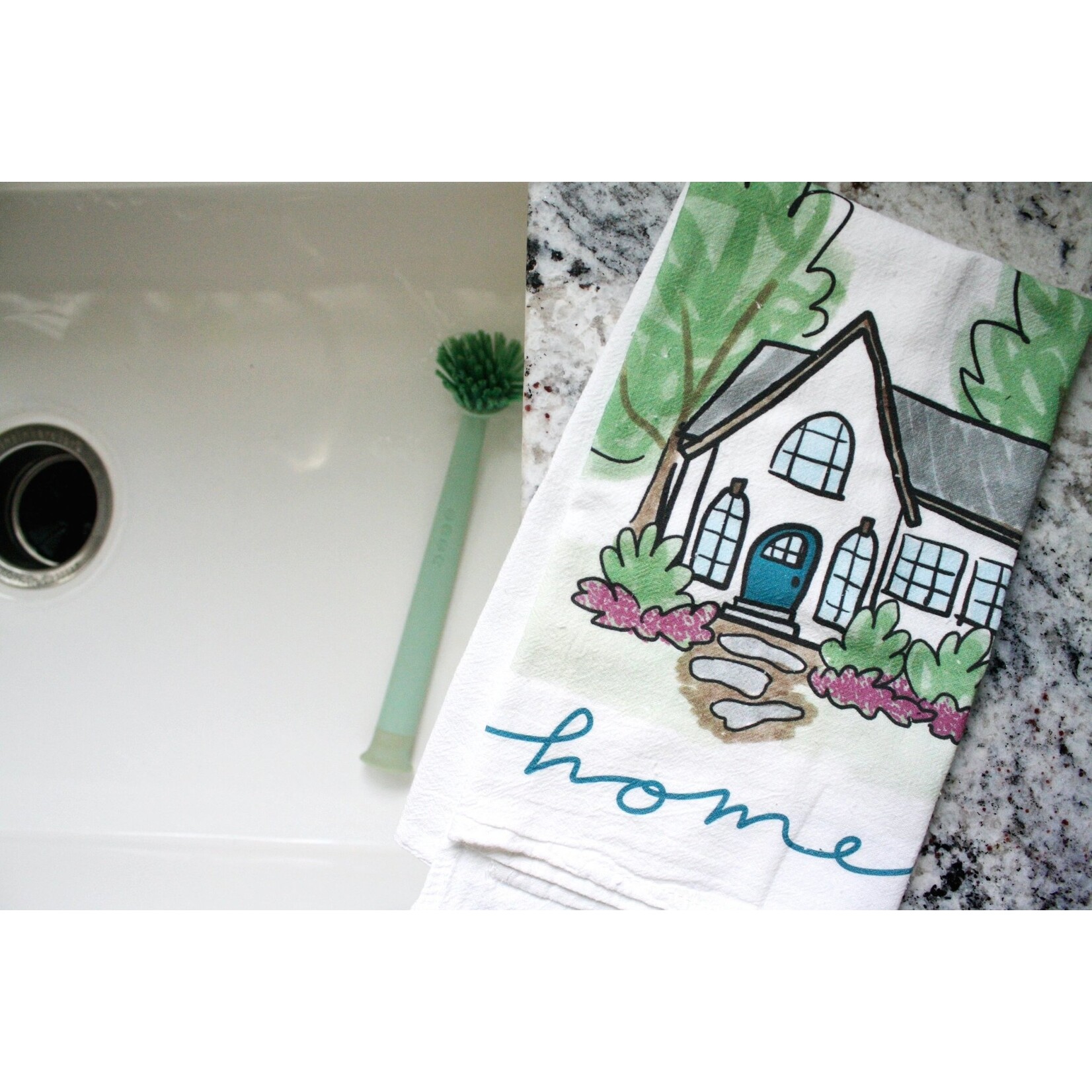 m. lynne designs home dog tea towel
