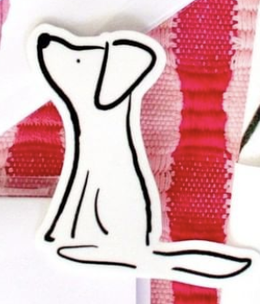 available at m. lynne designs Simple Dog Sticker