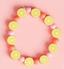 available at m. lynne designs Colorful Fruit Bracelet