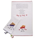 available at m. lynne designs Cherry Cutie Pie Tea Towel