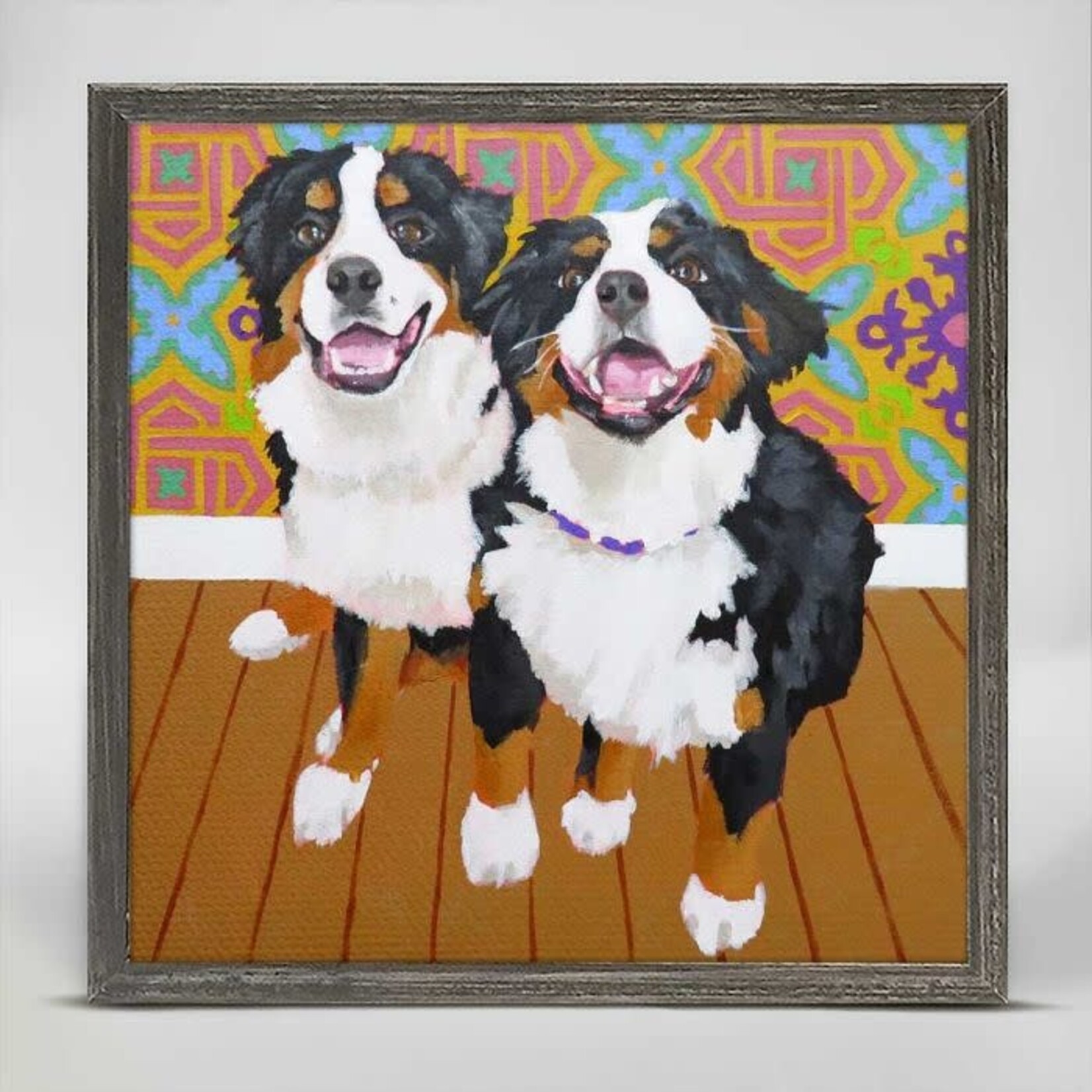 m. lynne designs fred & george framed canvas