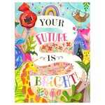 m. lynne designs your future is bright canvas