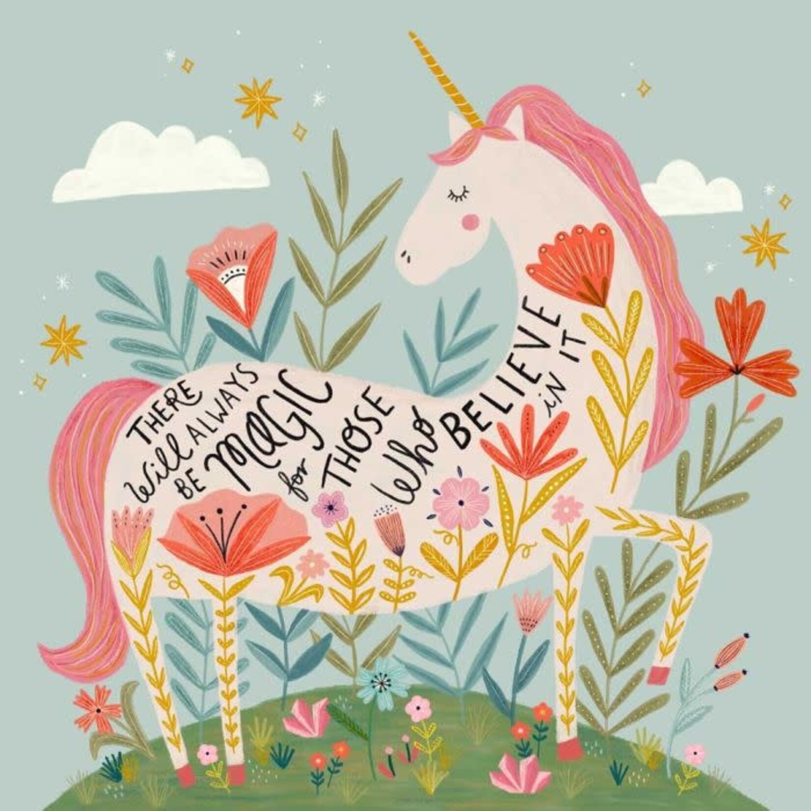 m. lynne designs there will always be magic framed canvas