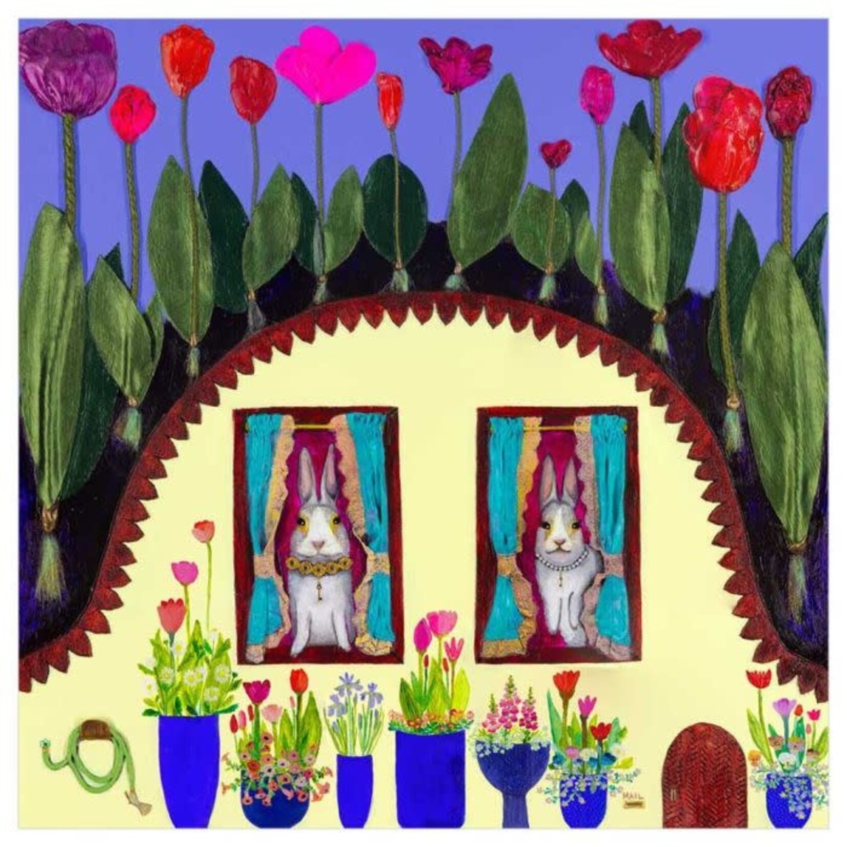 m. lynne designs bunny's house puzzle
