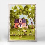 m. lynne designs sumertime fun framed canvas