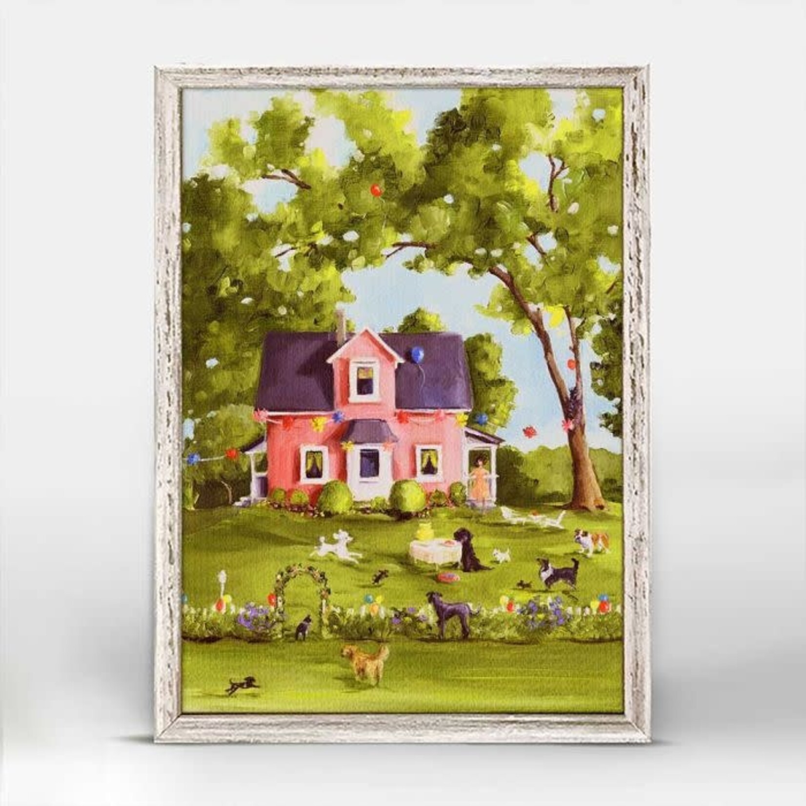 m. lynne designs sumertime fun framed canvas