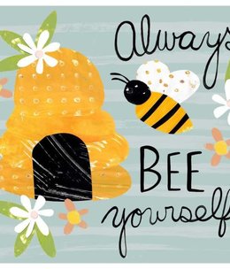 available at m. lynne designs Bee Yourself Framed Canvas