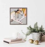 Greyhounds Framed Canvas