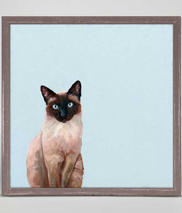 Siamese Cat Framed Canvas