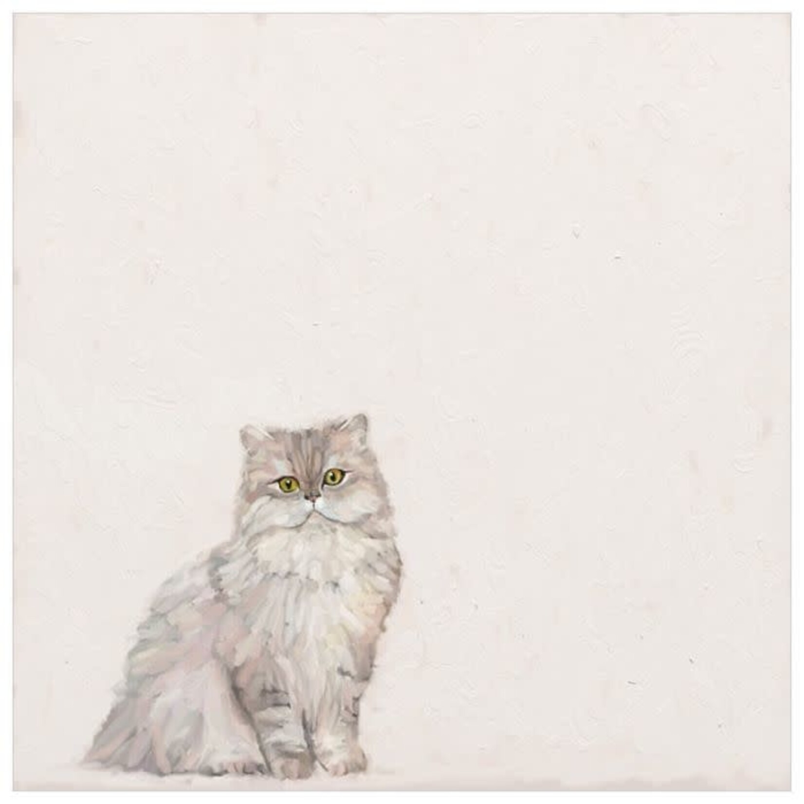 m. lynne designs persian cat framed canvas