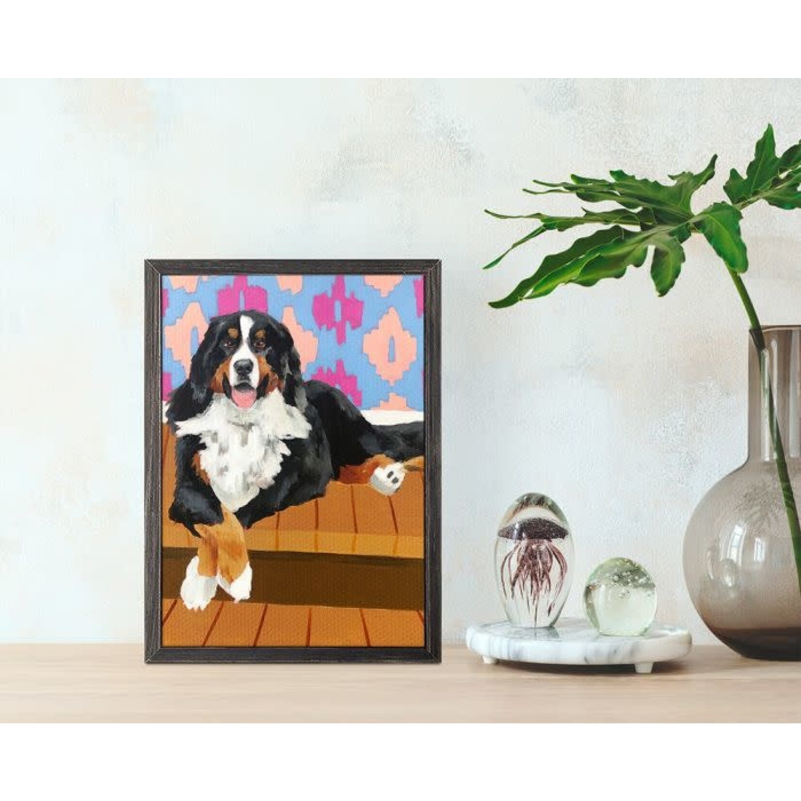 m. lynne designs rufus framed canvas
