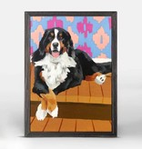 available at m. lynne designs Rufus Framed Canvas